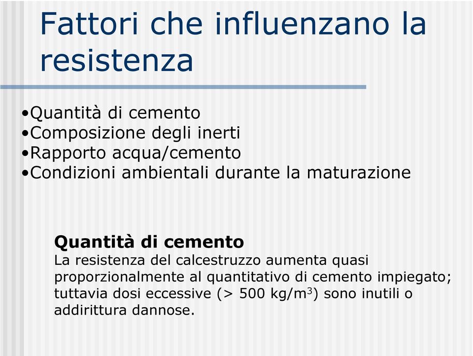 La resistenza del alestruzzo aumenta quasi proporzionalmente al quantitativo di