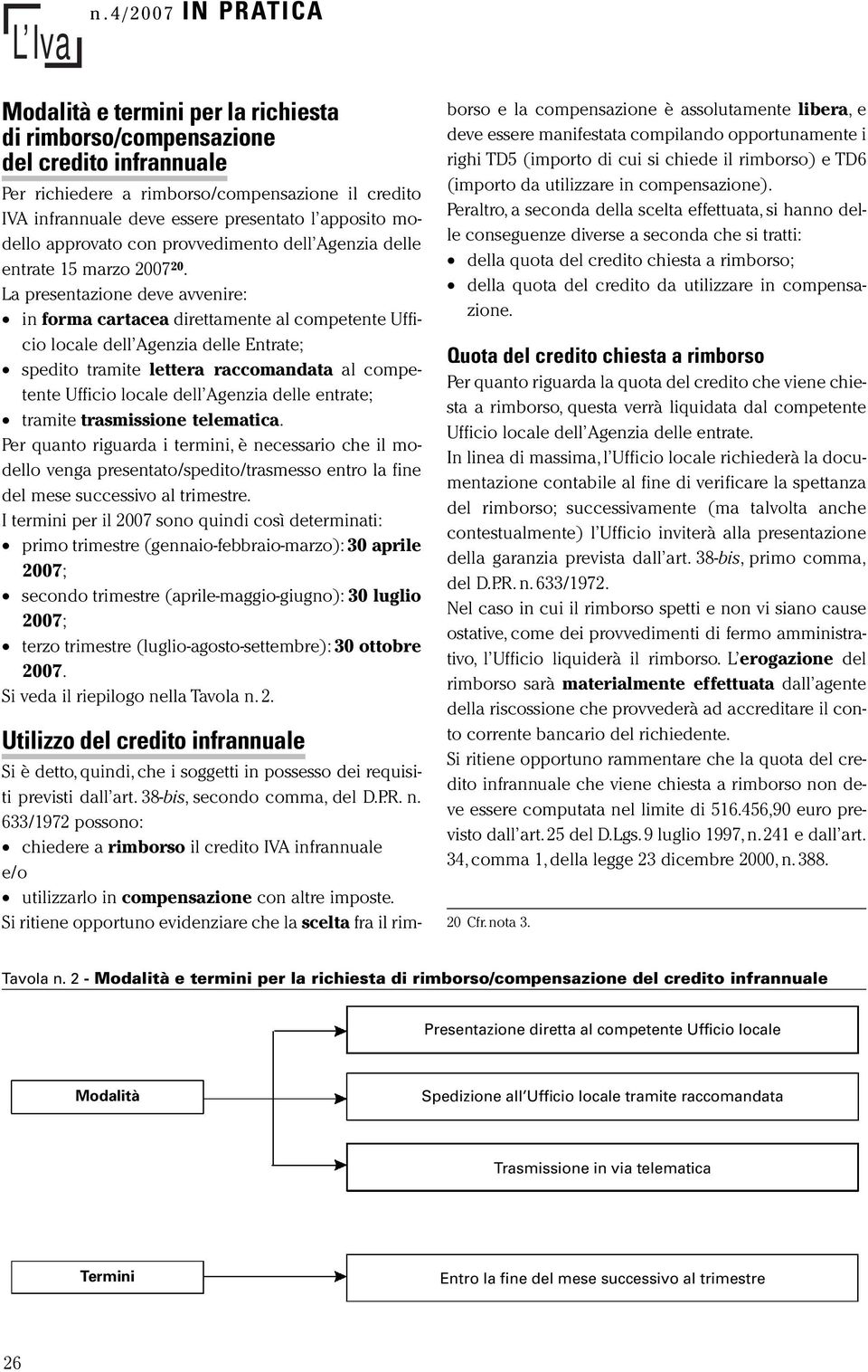 La presentazione deve avvenire: in forma cartacea direttamente al competente Ufficio locale dell Agenzia delle Entrate; spedito tramite lettera raccomandata al competente Ufficio locale dell Agenzia