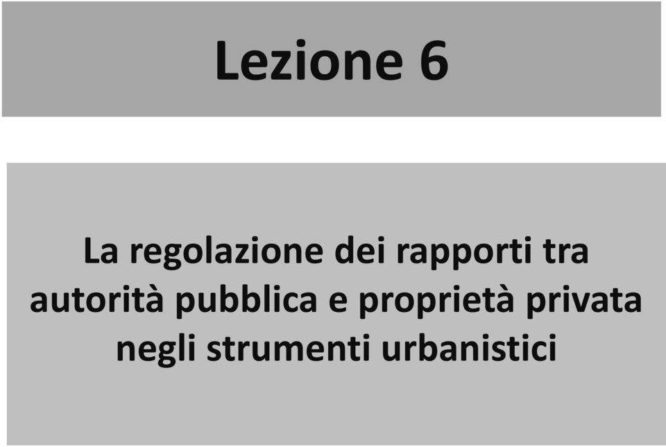 pubblica e proprietà