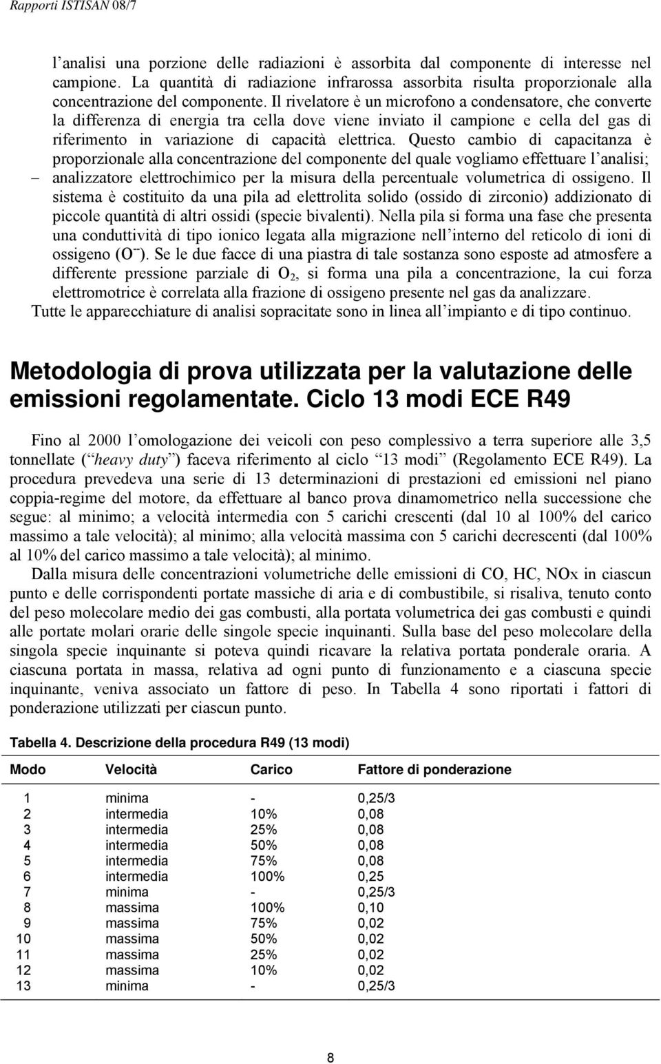 Questo cambio di capacitanza è proporzionale alla concentrazione del componente del quale vogliamo effettuare l analisi; analizzatore elettrochimico per la misura della percentuale volumetrica di