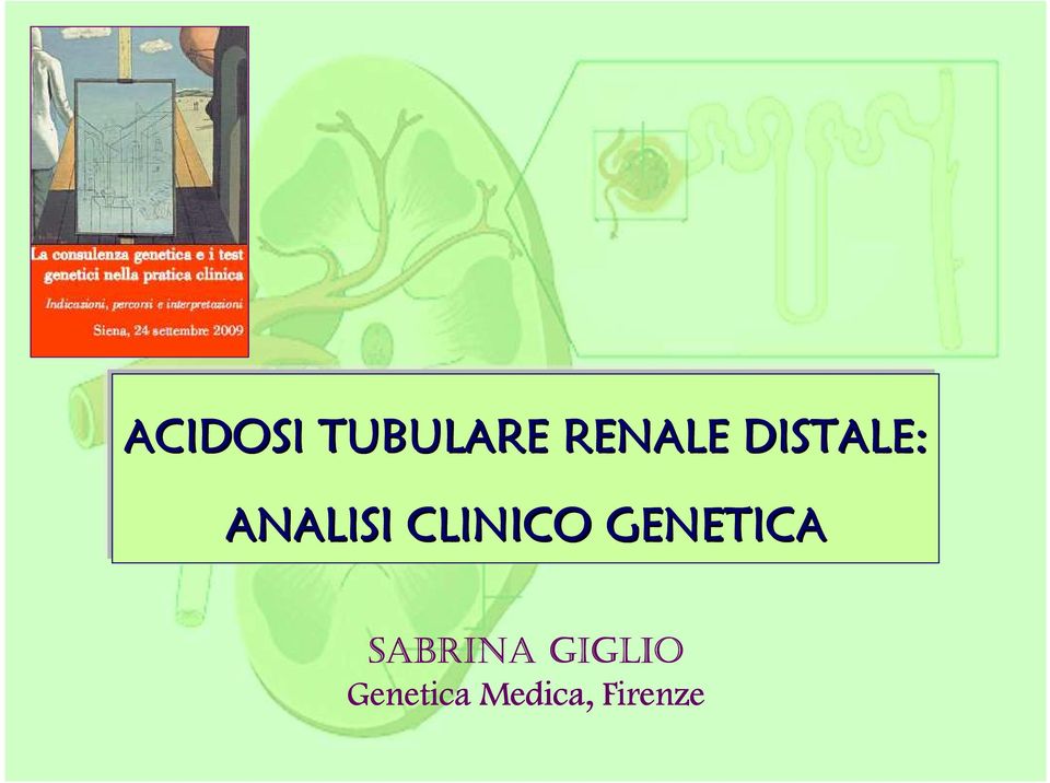 GENETICA SABRINA GIGLIO