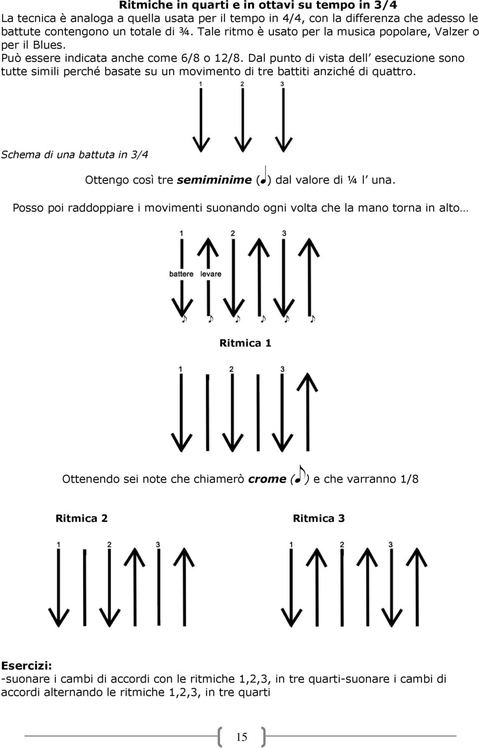 Dal punto di vista dell esecuzione sono tutte simili perché basate su un movimento di tre battiti anziché di quattro.