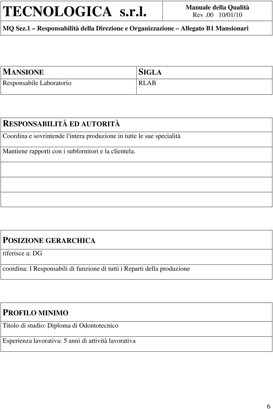 rapporti con i subfornitori e la clientela.