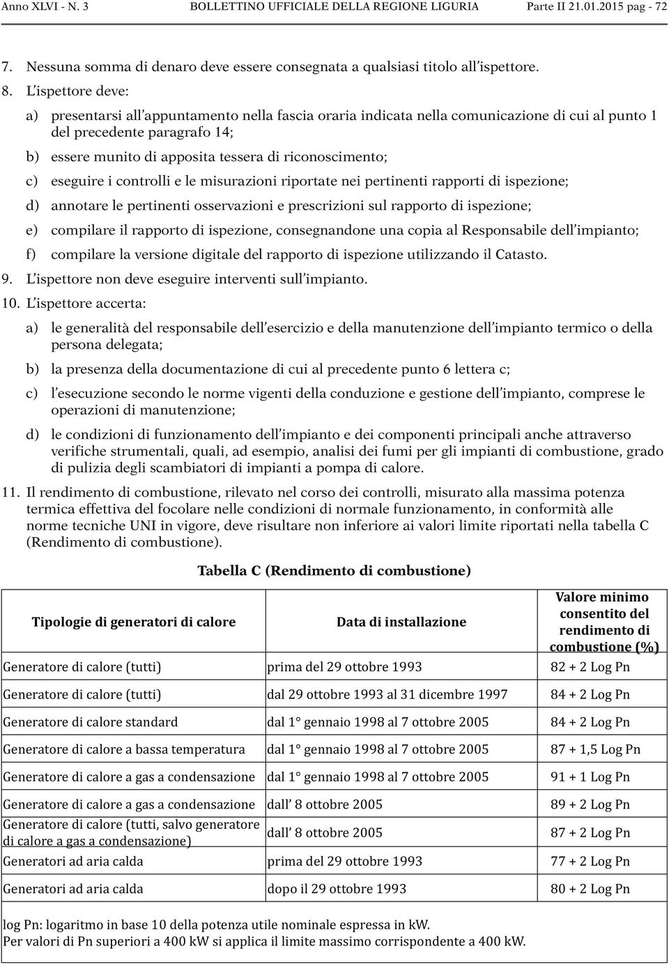 riconoscimento; c) eseguire i controlli e le misurazioni riportate nei pertinenti rapporti di ispezione; d) annotare le pertinenti osservazioni e prescrizioni sul rapporto di ispezione; e) compilare