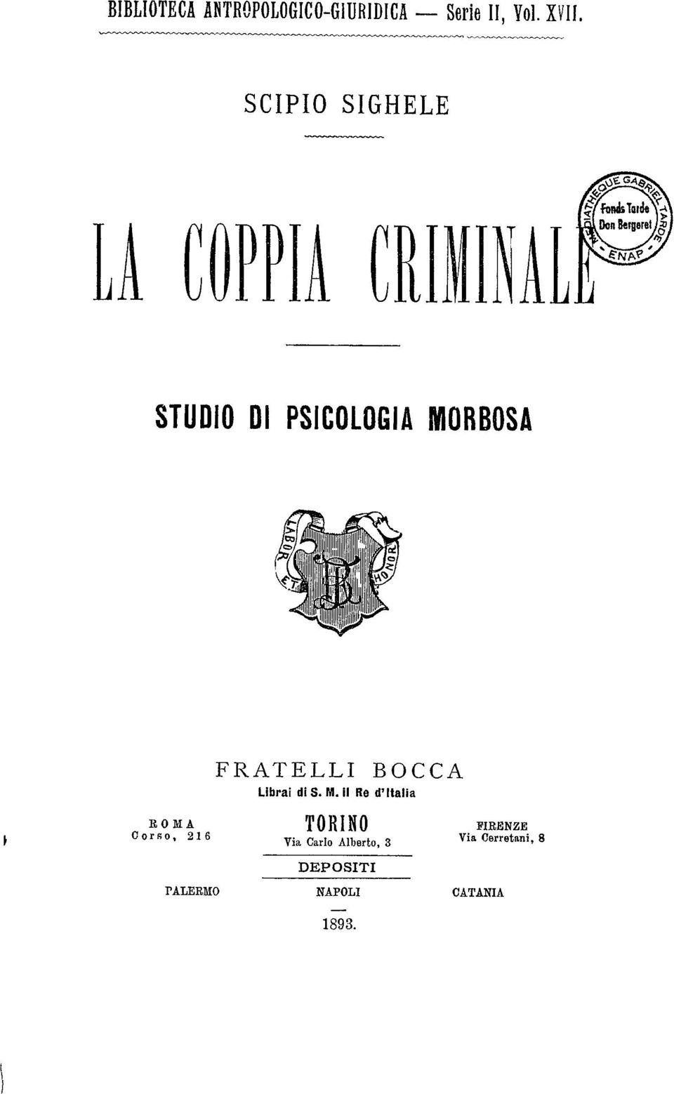 Librai di S. M.