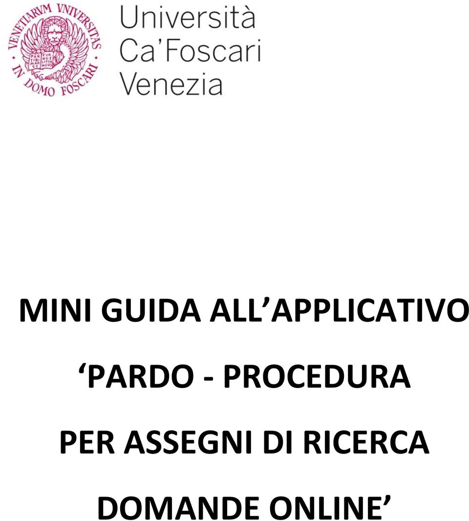 PROCEDURA PER