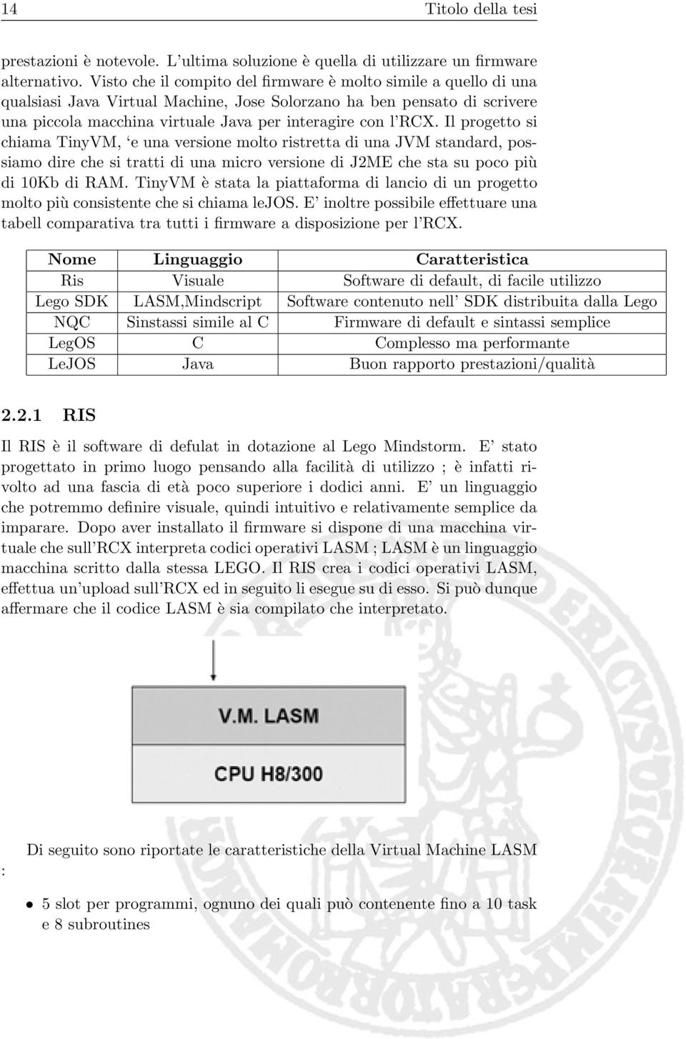 Il progetto si chiama TinyVM, e una versione molto ristretta di una JVM standard, possiamo dire che si tratti di una micro versione di J2ME che sta su poco più di 10Kb di RAM.