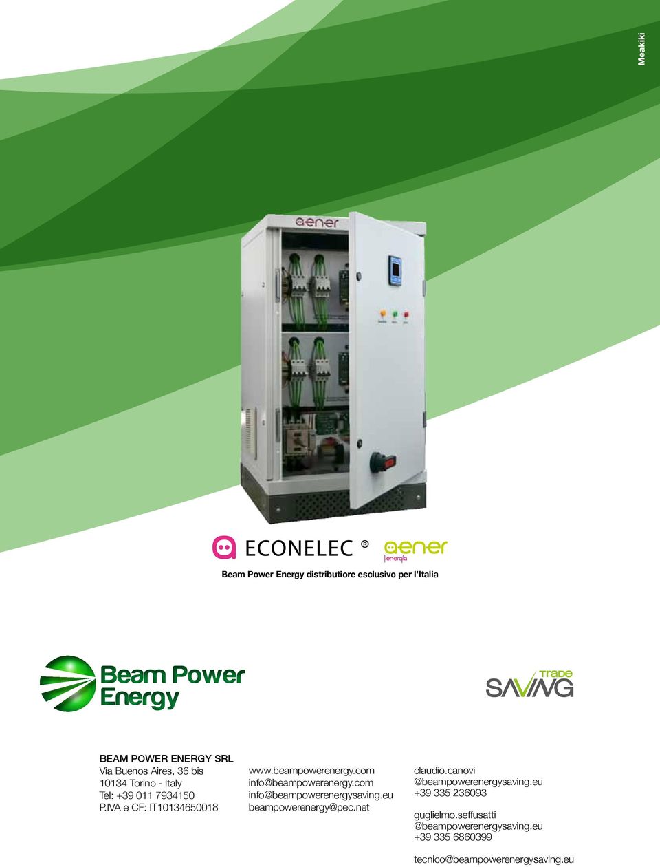 com info@beampowerenergy.com info@beampowerenergysaving.eu beampowerenergy@pec.net claudio.