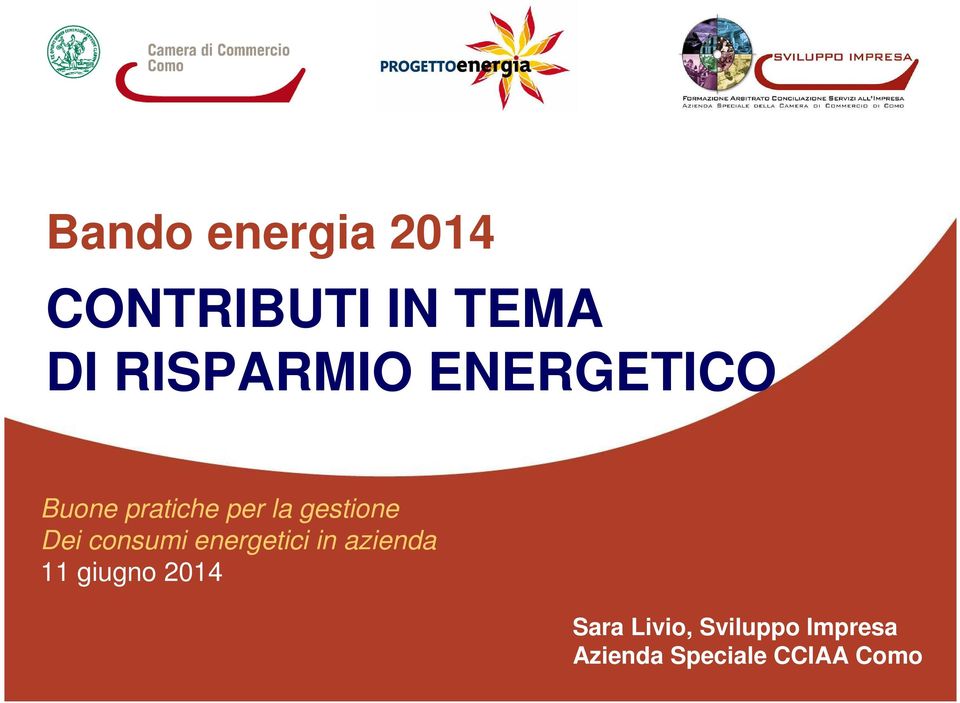 energetici in azienda 11 giugno 2014 Sara