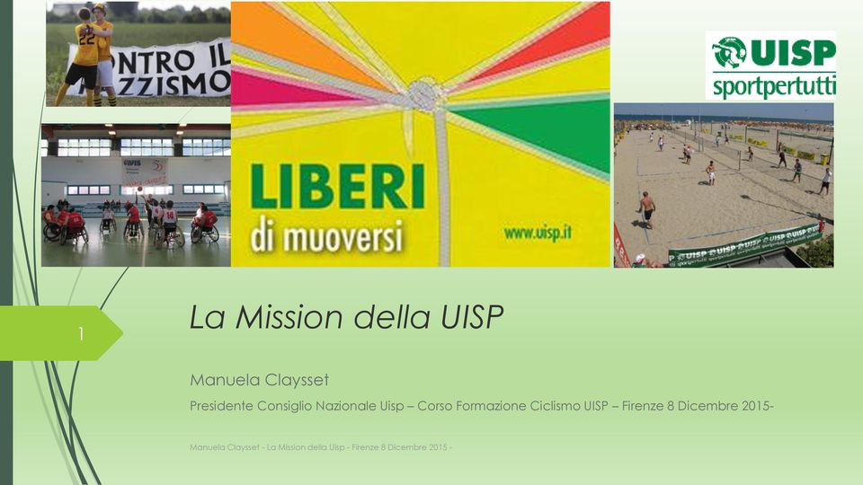 Nazionale Uisp Corso Formazione