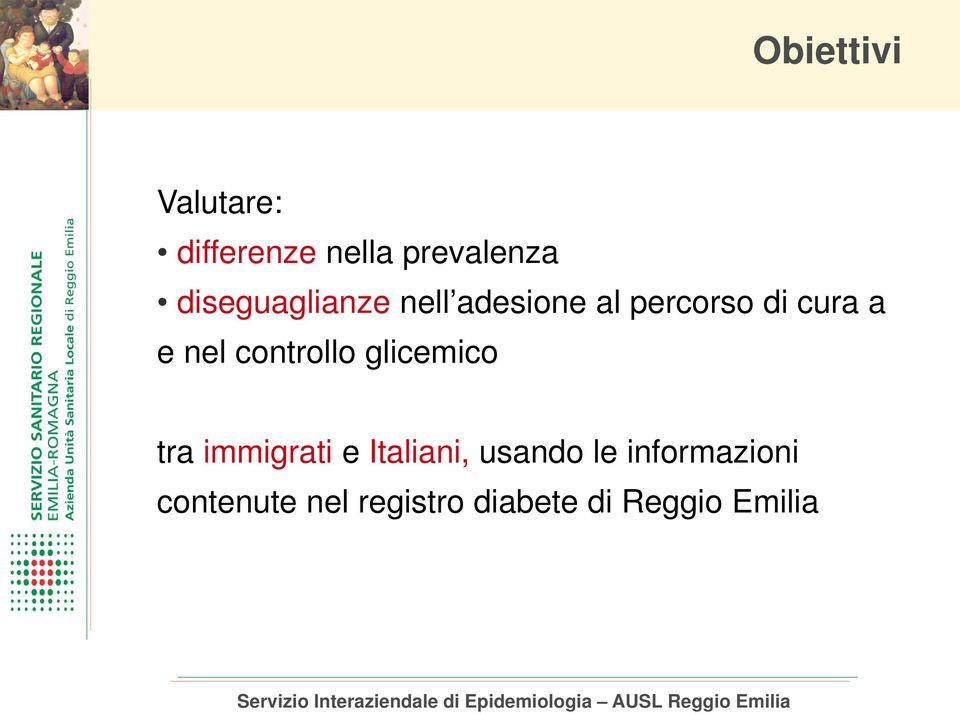 nel controllo glicemico tra immigrati e Italiani,