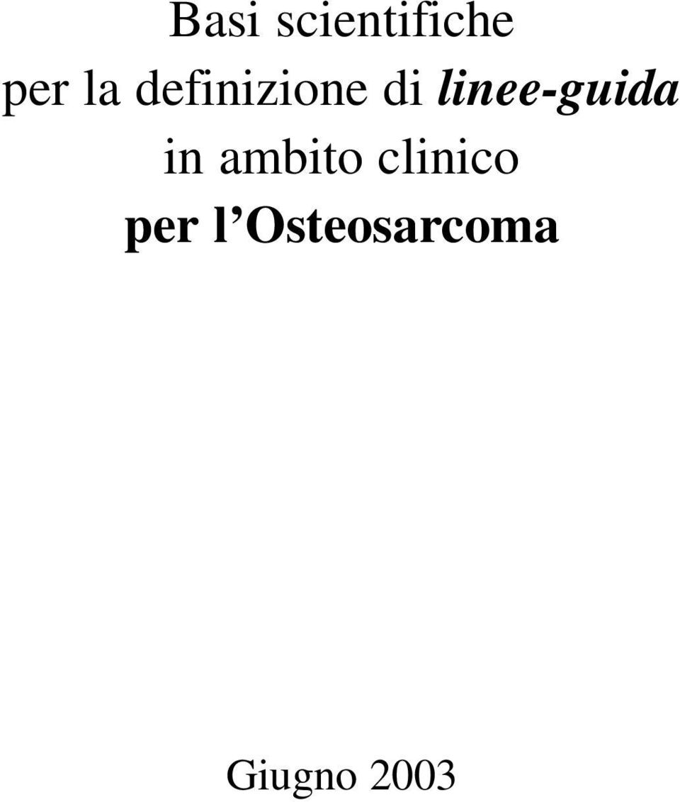 linee-guida in ambito