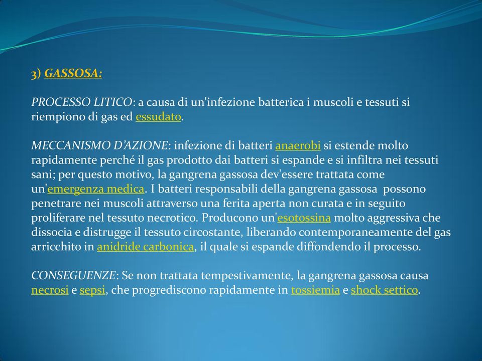 dev'essere trattata come un'emergenza medica.