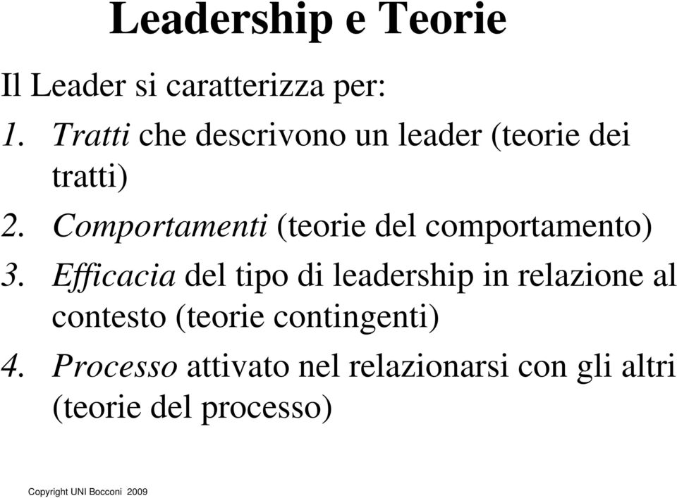 Comportamenti (teorie del comportamento) 3.