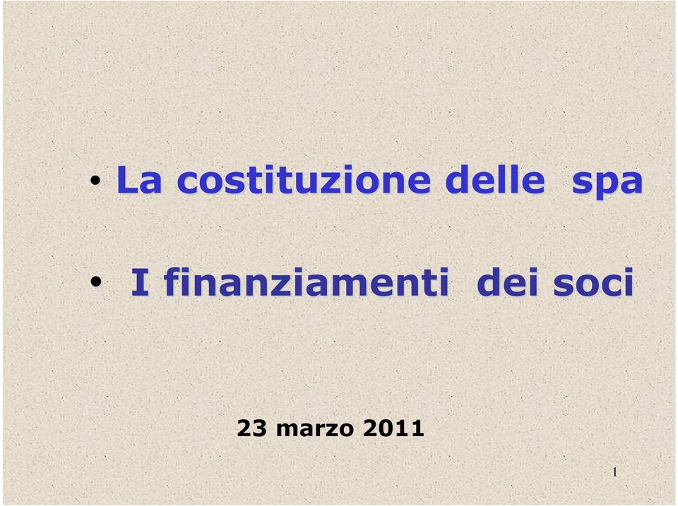 finanziamenti