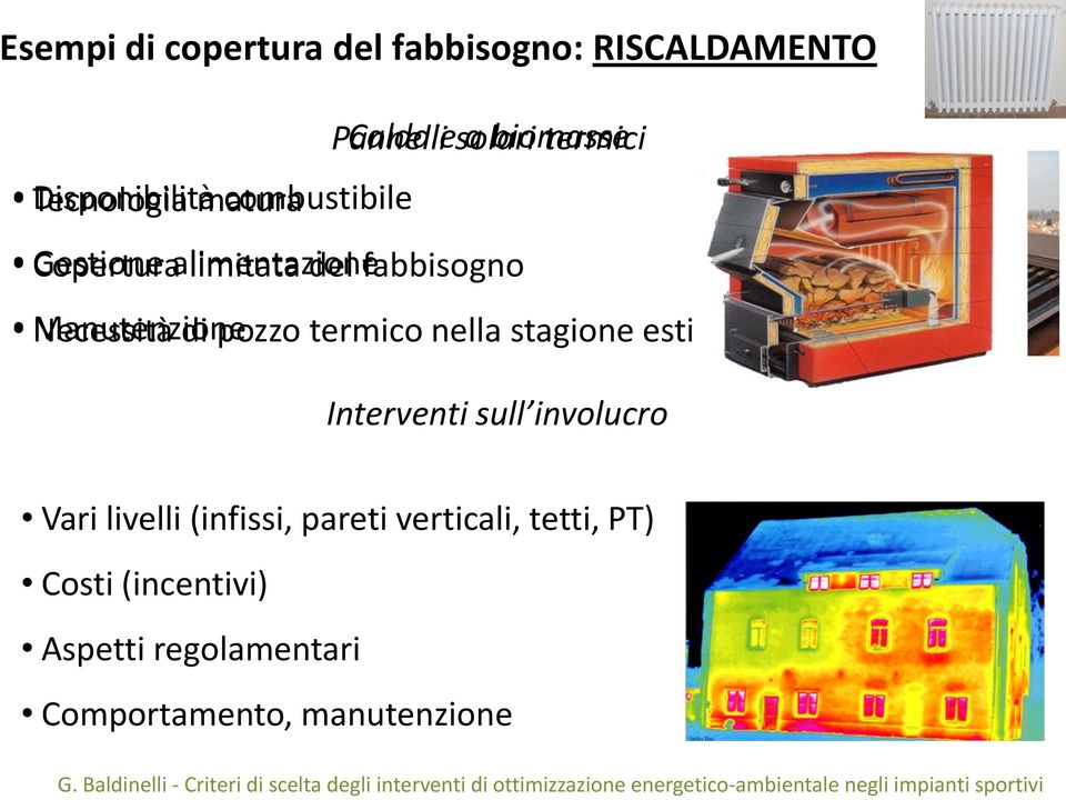 fabbisogno Necessità Manutenzione di pozzo termico nella stagione estiva Interventi sull involucro