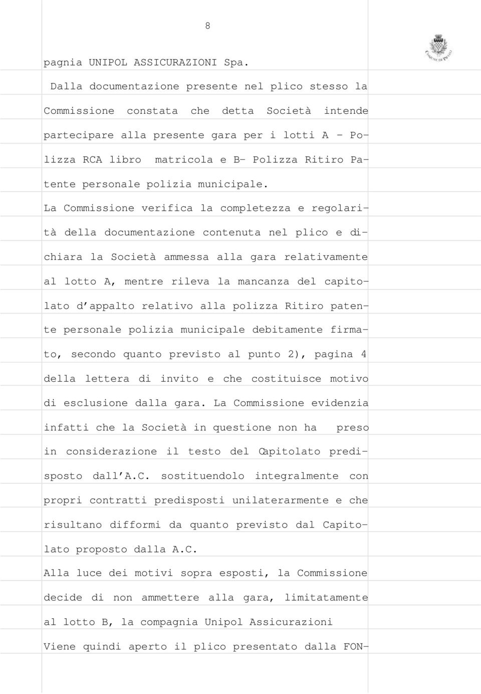 personale polizia municipale.