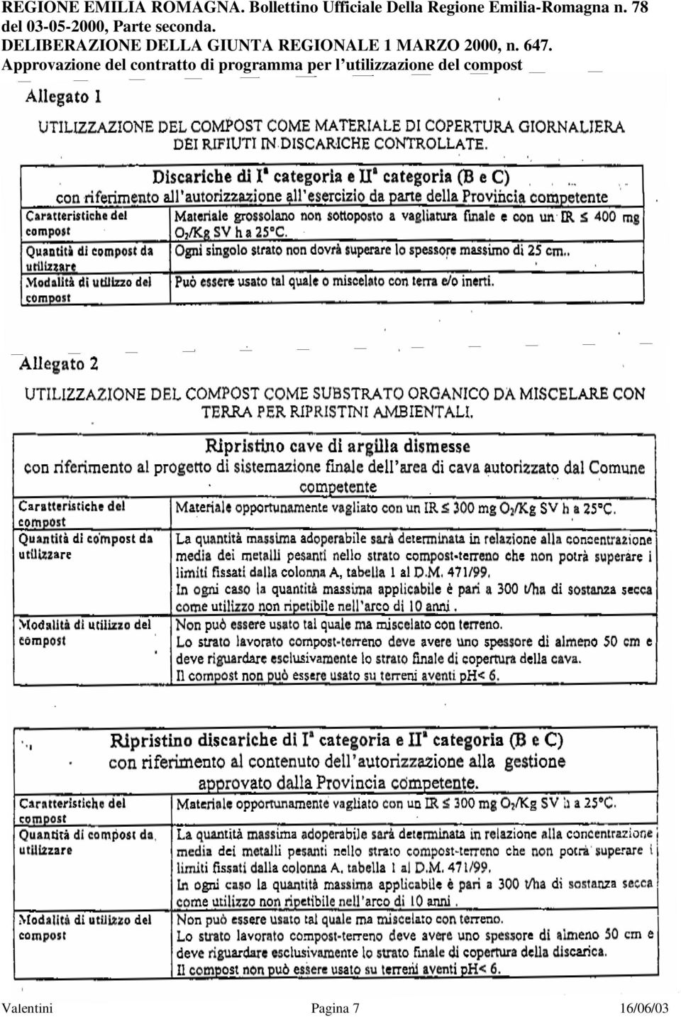 78 del 03-05-2000, Parte seconda.