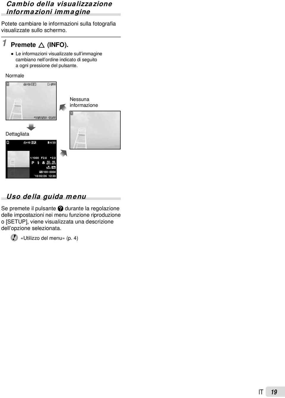 Normale 10 /30 Nessuna informazione 10/02/26 12:30 Dettagliata 10 /30 1/1000 F2.6 2.