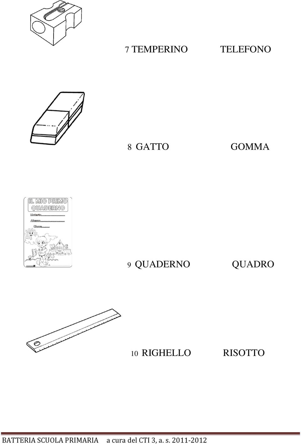 GOMMA 9 QUADERNO