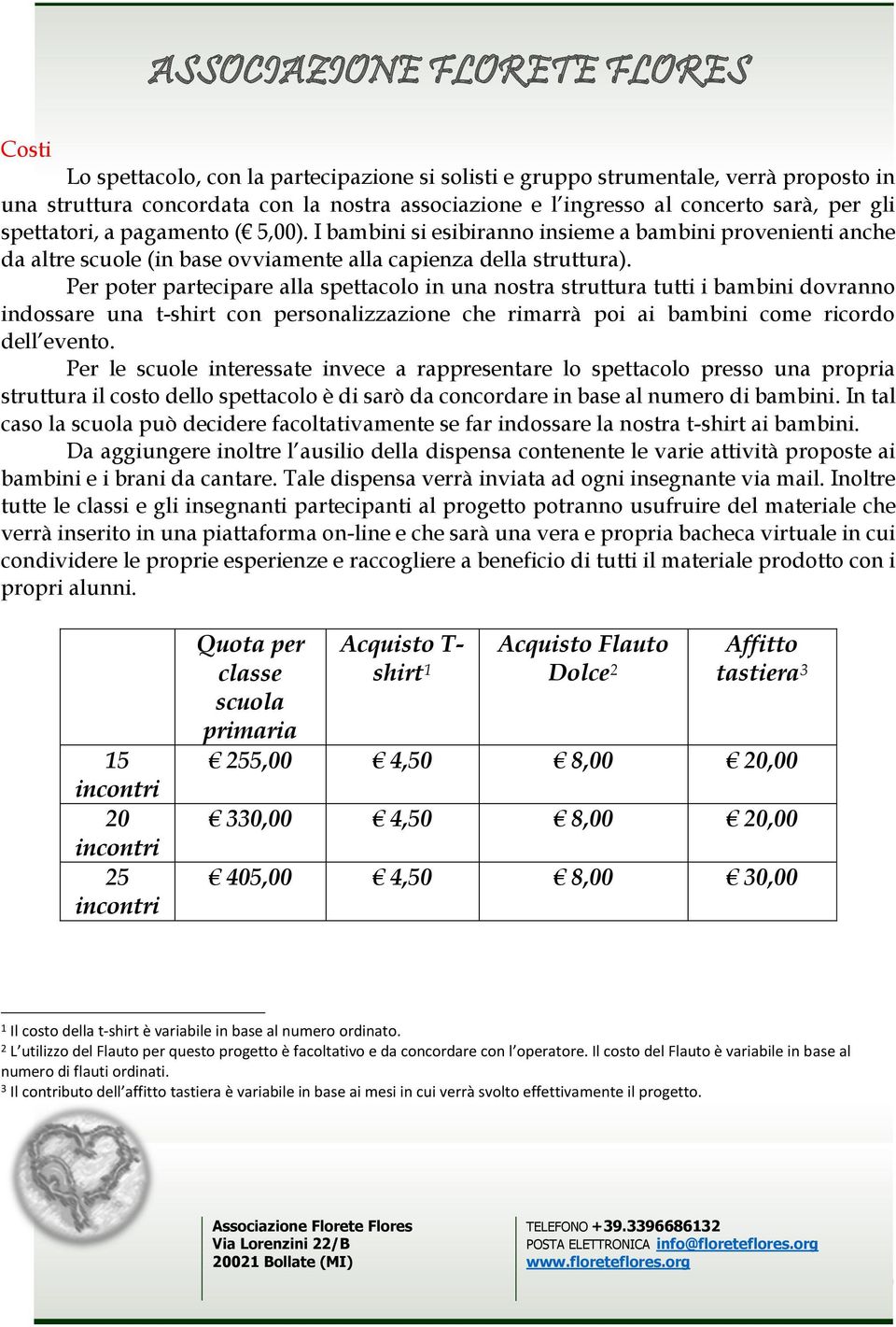 Per poter partecipare alla spettacolo in una nostra struttura tutti i bambini dovranno indossare una t-shirt con personalizzazione che rimarrà poi ai bambini come ricordo dell evento.