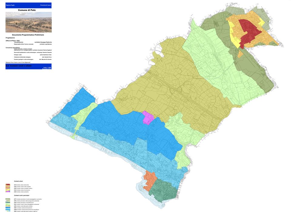 periurbano della salvaguardia ambientale CP3 Contesto periurbano di riqualificazione CR1 contesto rurale di valore paesaggistico-ambientale CR2 contesto rurale