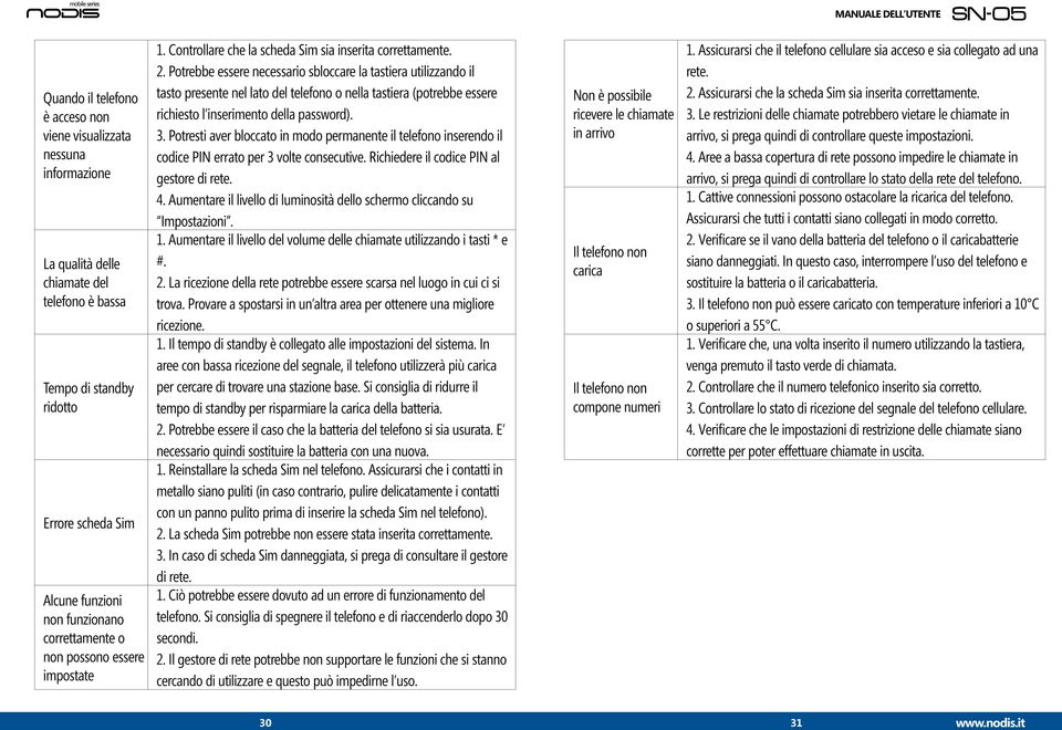 Potrebbe essere necessario sbloccare la tastiera utilizzando il tasto presente nel lato del telefono o nella tastiera (potrebbe essere richiesto l inserimento della password). 3.