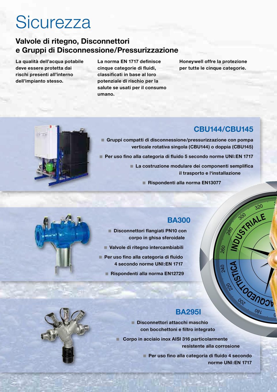 Honeywell offre la protezione per tutte le cinque categorie.