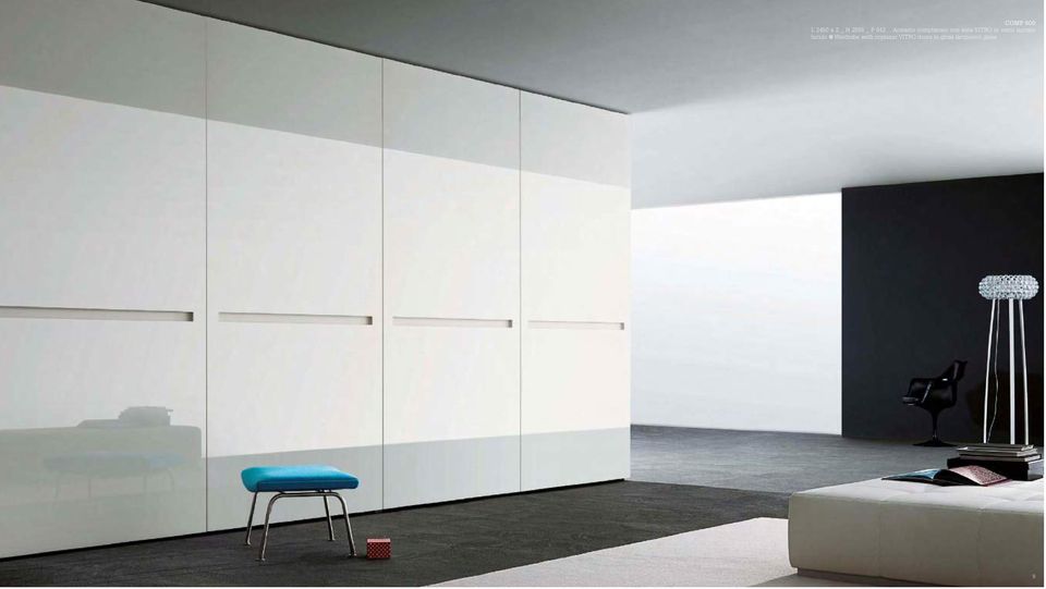 vetro laccato lucido Wardrobe with