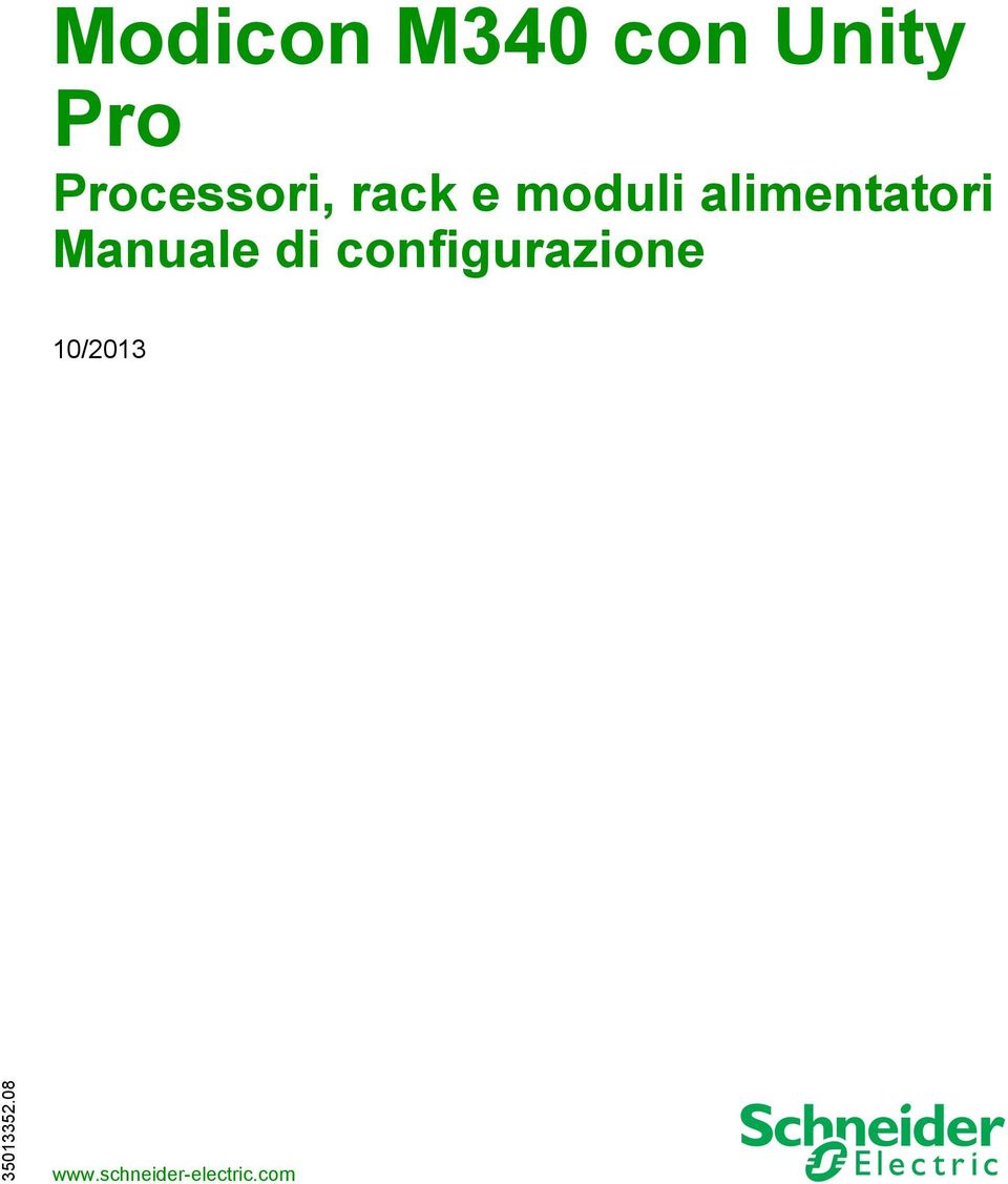 moduli alimentatori Manuale di configurazione