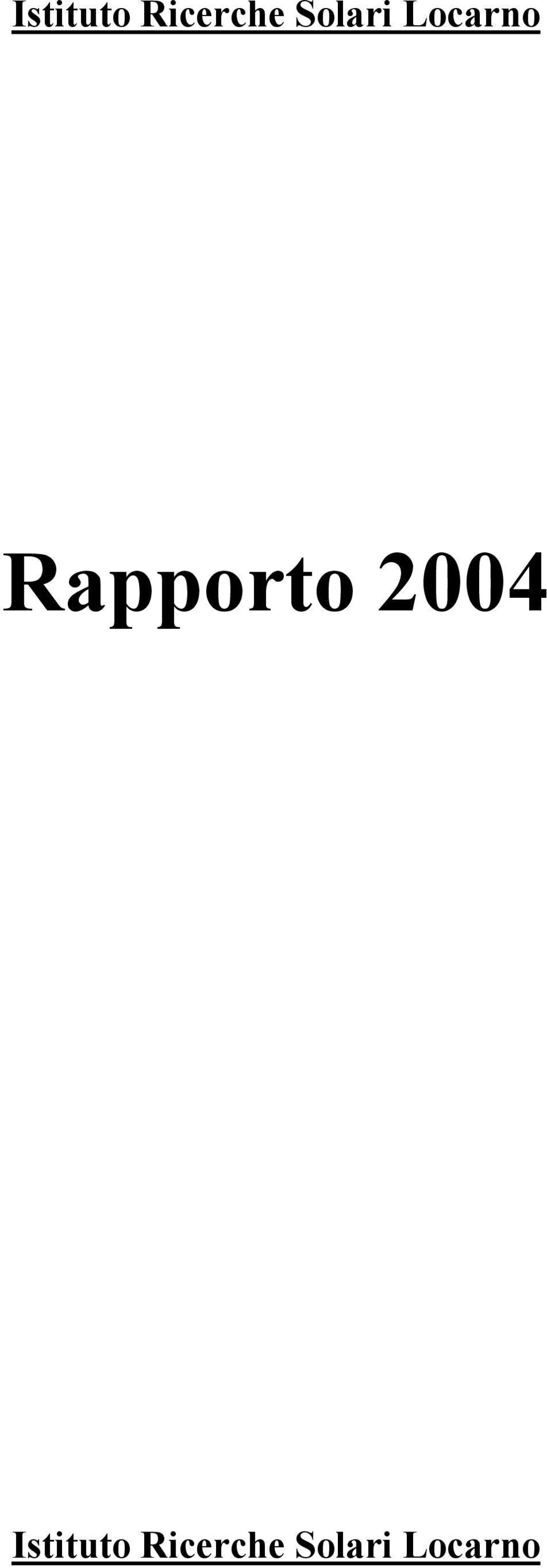 Rapporto 2004