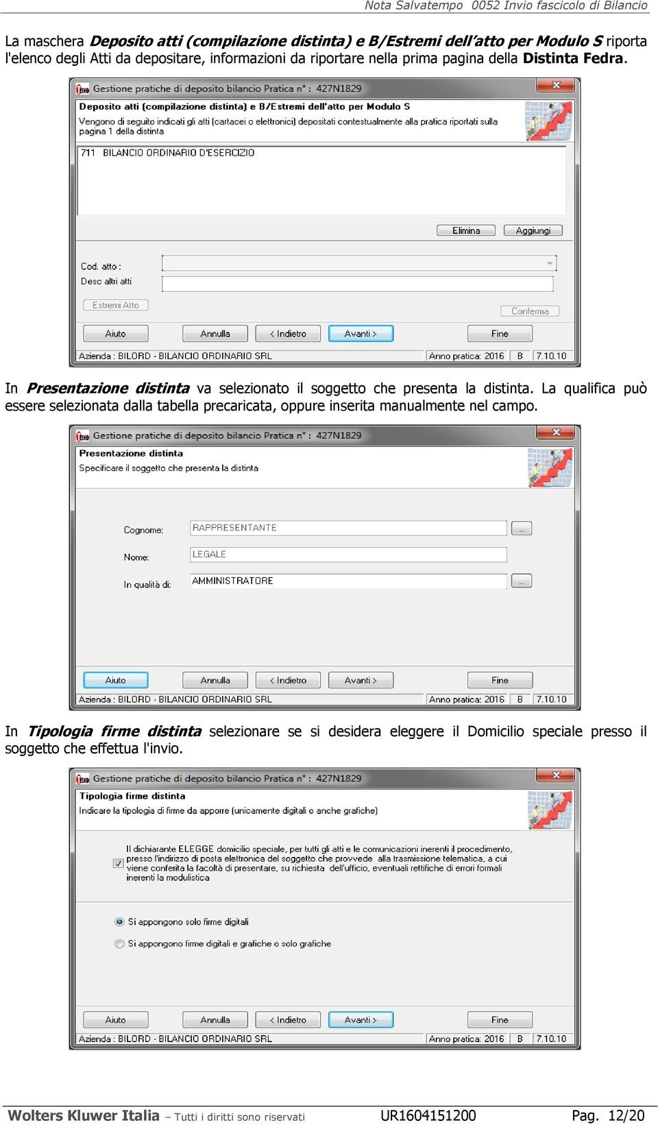 La qualfca può essere selezonata dalla tabella precarcata, oppure nserta manualmente nel campo.