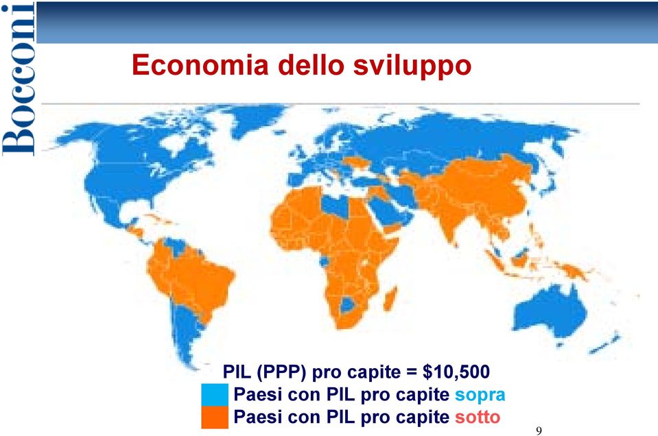 Paesi con PIL pro capite