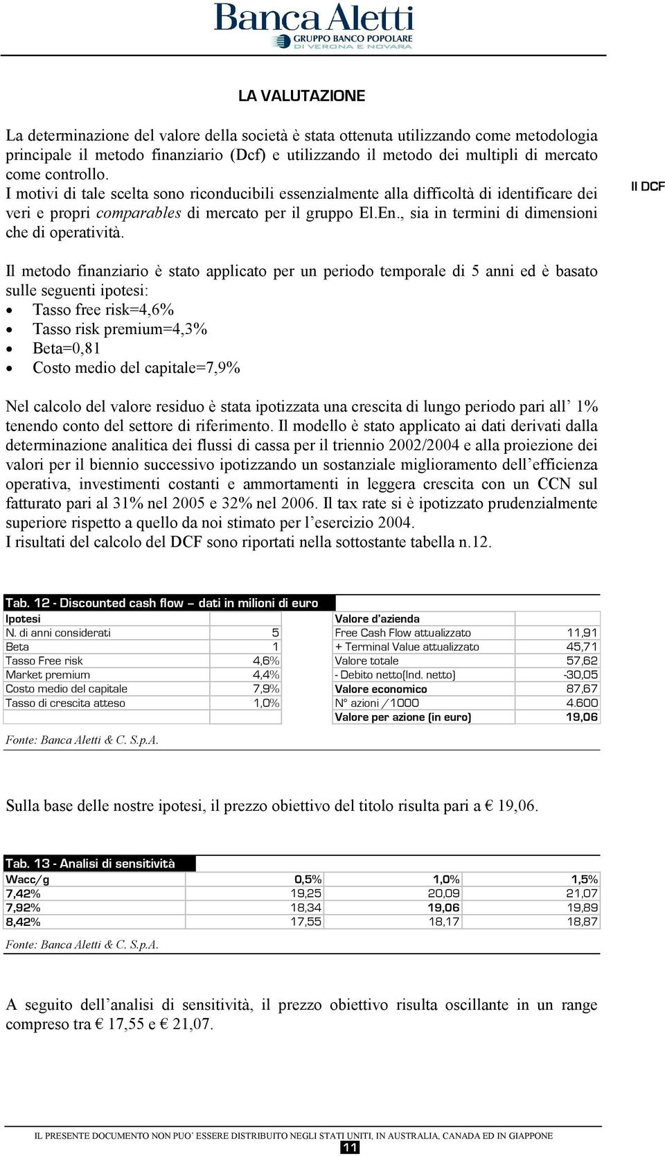 , sia in termini di dimensioni che di operatività.