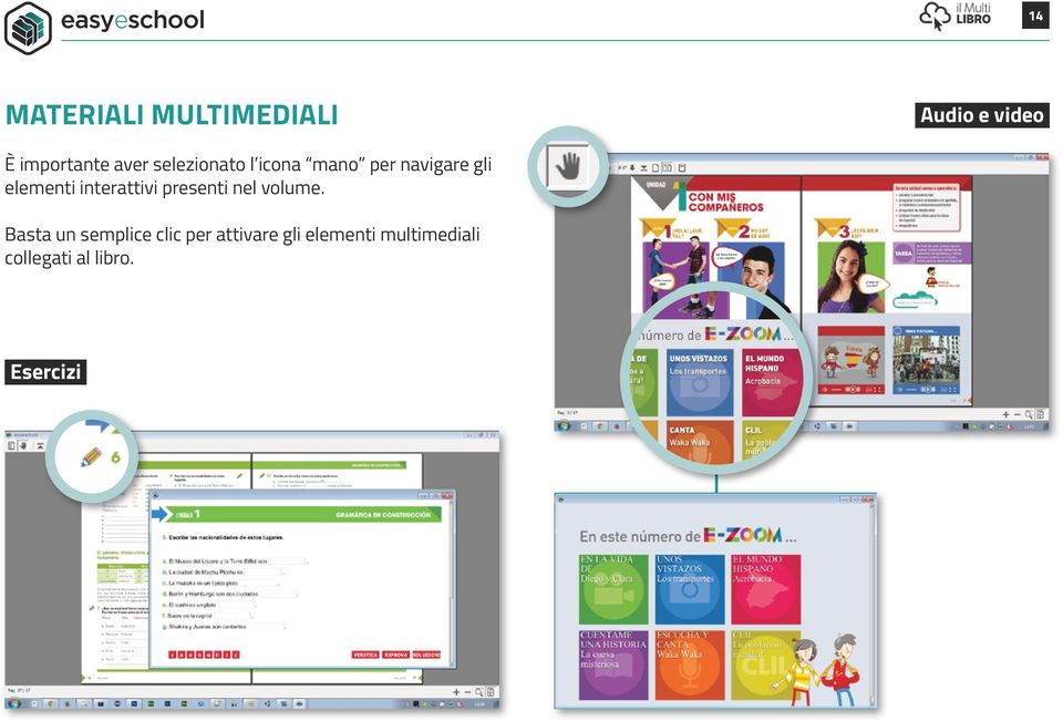 interattivi presenti nel volume.