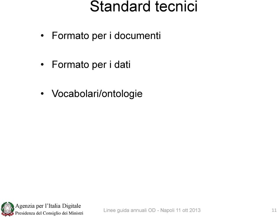 Vocabolari/ontologie Linee