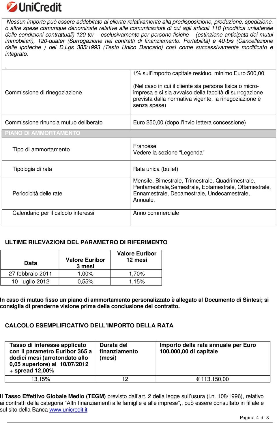 anticipata dei mutui immobiliari), 120-quater (Surrogazione nei contratti di finanziamento. Portabilità) e 40-bis (Cancellazione delle ipoteche ) del D.