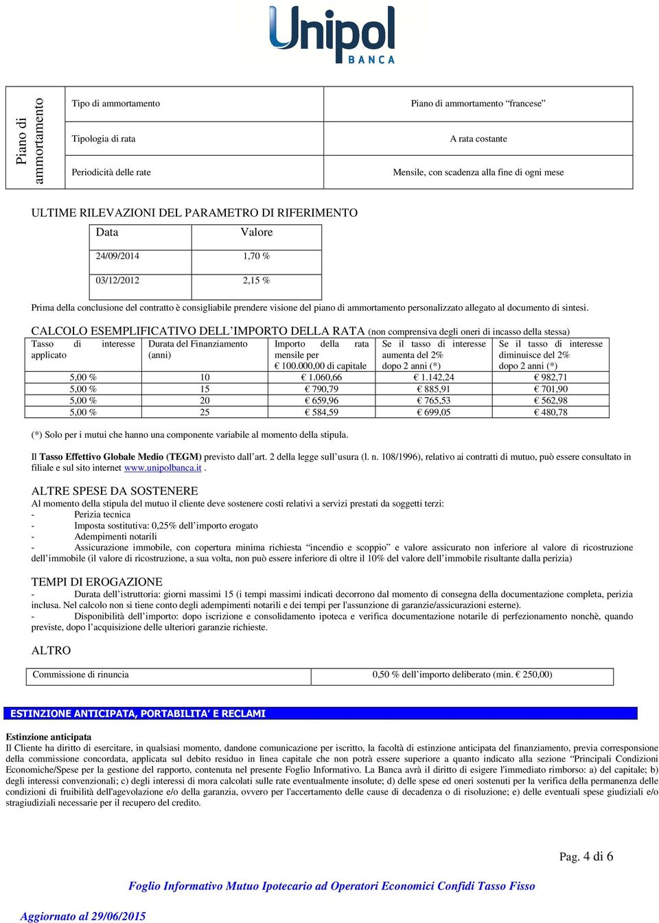 documento di sintesi.