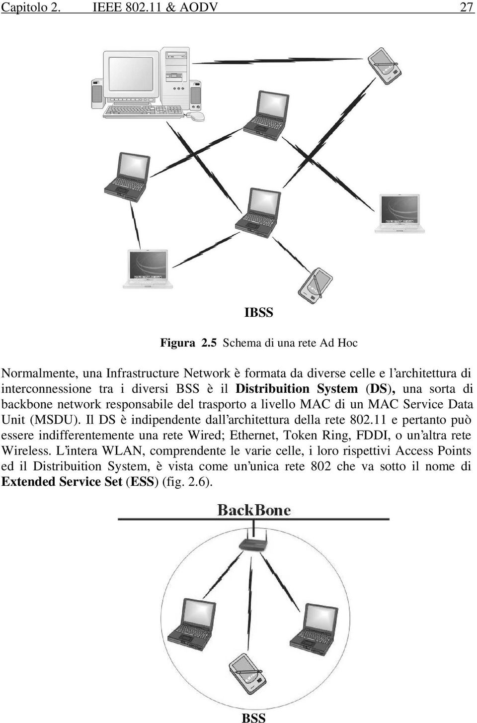 (DS), una sorta di backbone network responsabile del trasporto a livello MAC di un MAC Service Data Unit (MSDU). Il DS è indipendente dall architettura della rete 802.