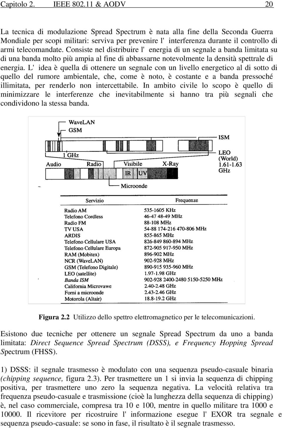 telecomandate. Consiste nel distribuire l' energia di un segnale a banda limitata su di una banda molto più ampia al fine di abbassarne notevolmente la densità spettrale di energia.