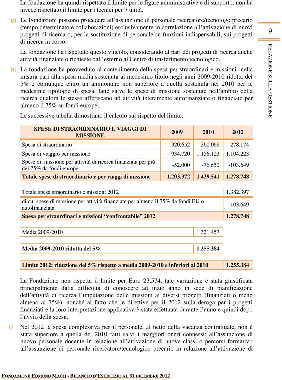 ricerca o, per la sostituzione di personale su funzioni indispensabili, sui progetti di ricerca in corso.