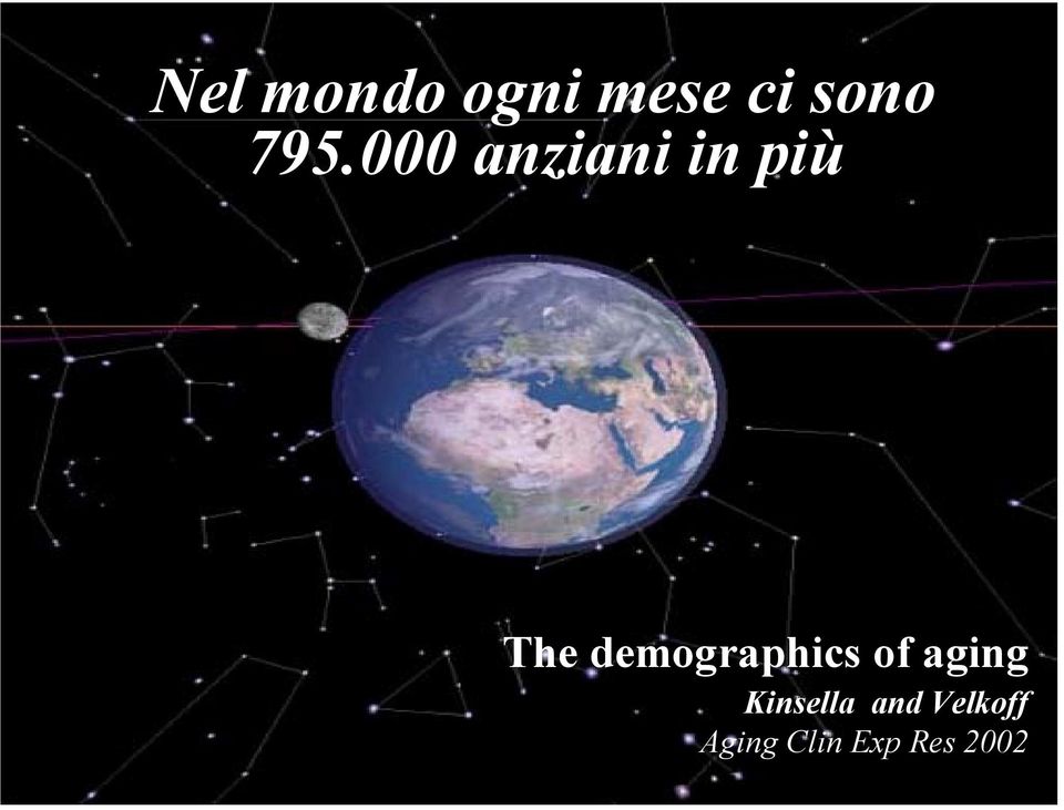 demographics of aging Kinsella