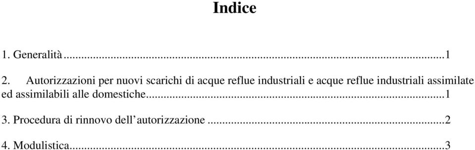 industriali e acque reflue industriali assimilate ed