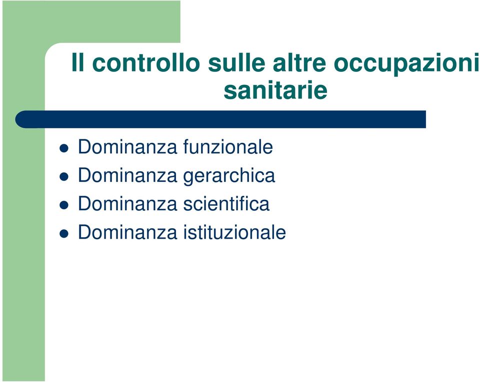 funzionale Dominanza gerarchica