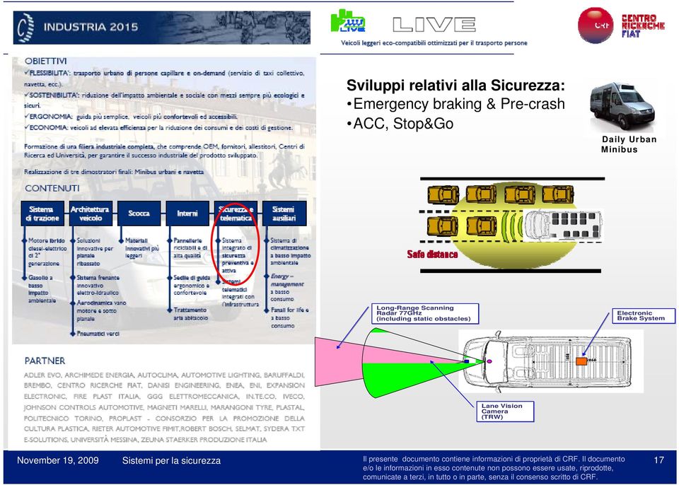 Long-Range Scanning Radar 77GHz (including static obstacles)