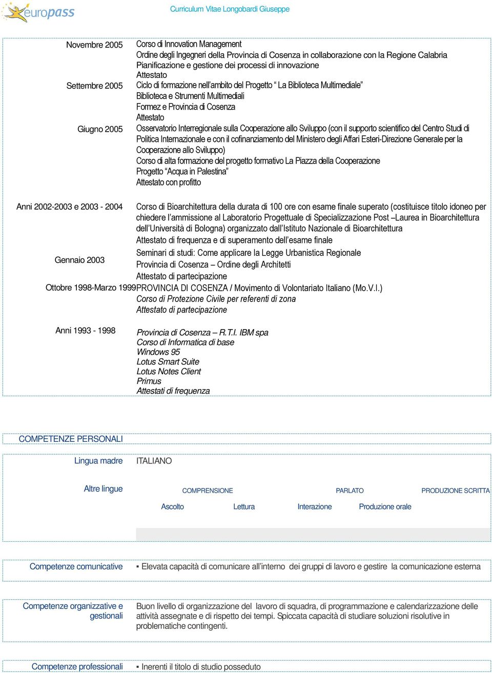 Cooperazione allo Sviluppo (con il supporto scientifico del Centro Studi di Politica Internazionale e con il cofinanziamento del Ministero degli Affari Esteri-Direzione Generale per la Cooperazione