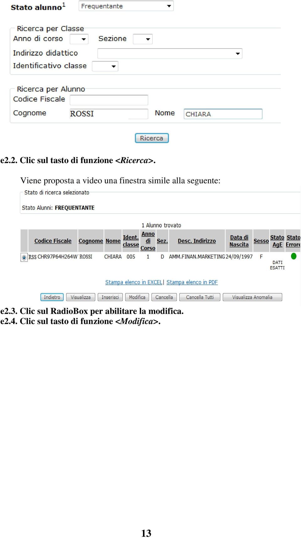 seguente: e2.3.