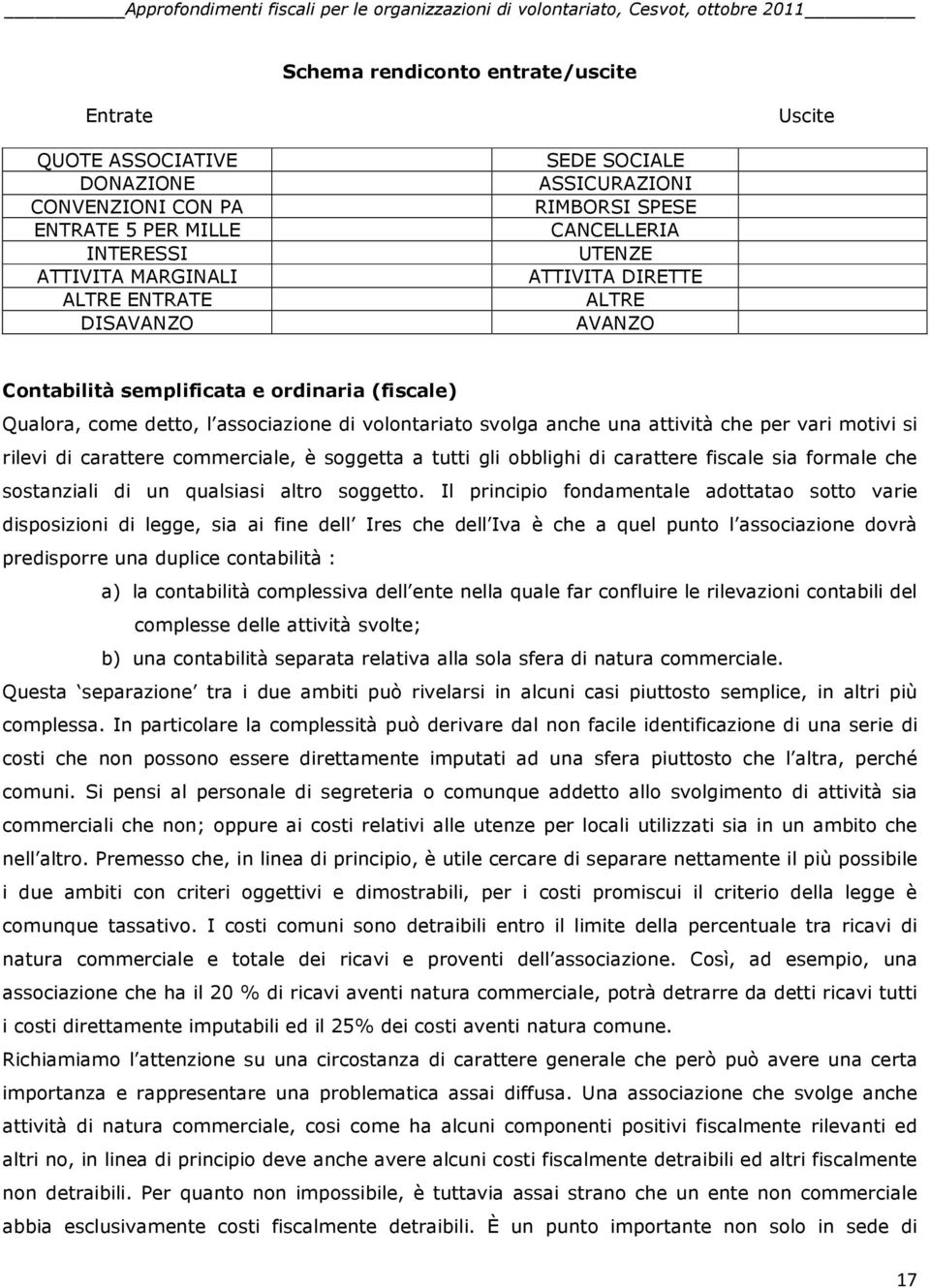 vari motivi si rilevi di carattere commerciale, è soggetta a tutti gli obblighi di carattere fiscale sia formale che sostanziali di un qualsiasi altro soggetto.