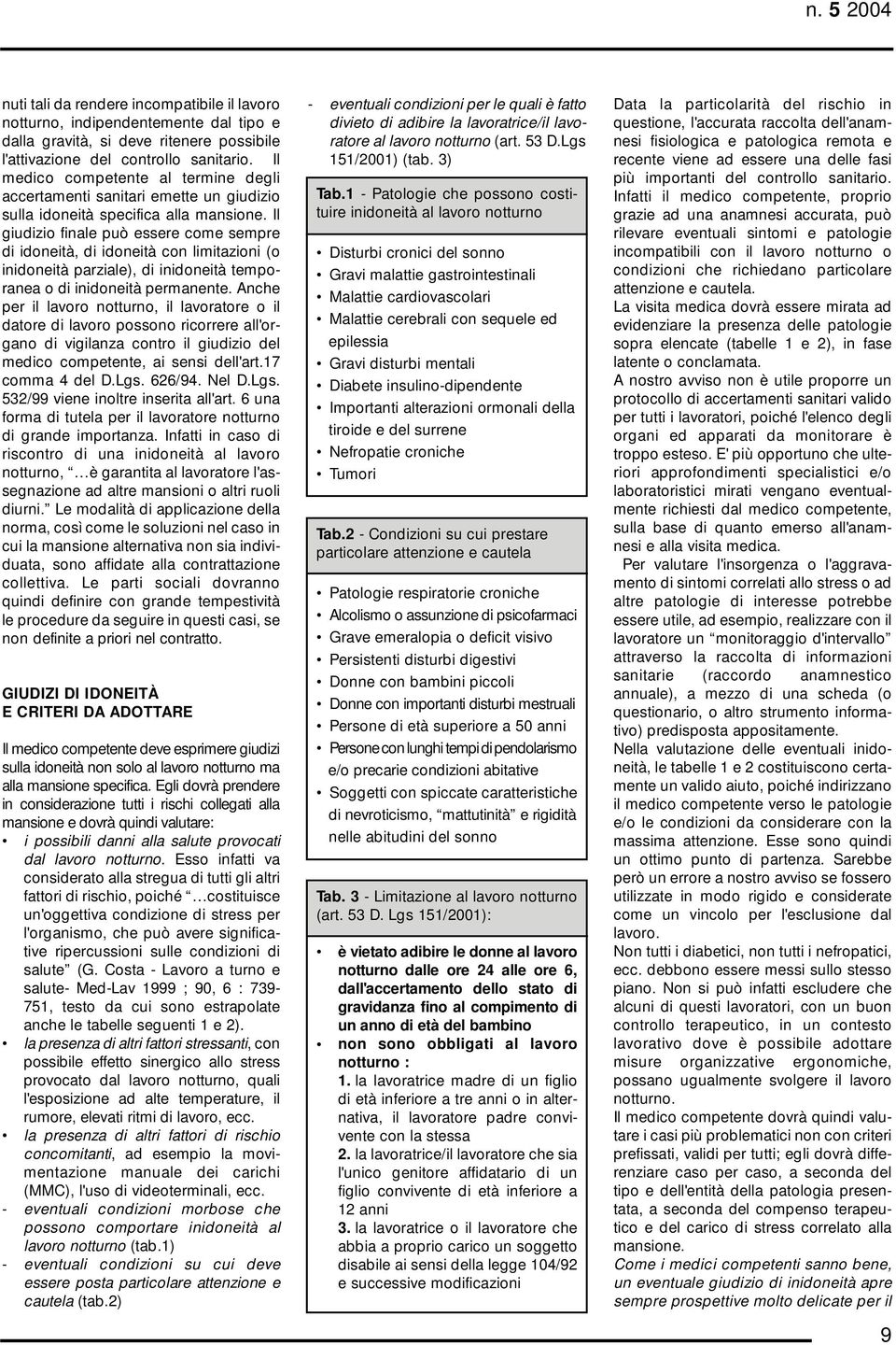 Il giudizio finale può essere come sempre di idoneità, di idoneità con limitazioni (o inidoneità parziale), di inidoneità temporanea o di inidoneità permanente.