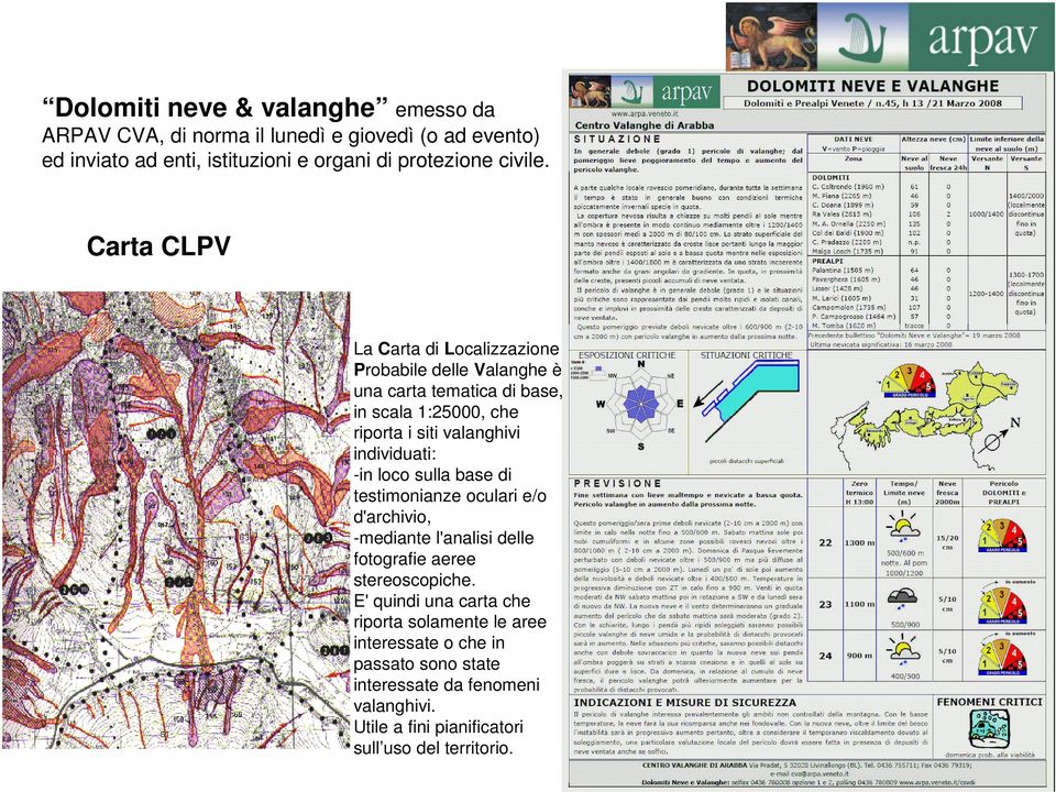 individuati: -in loco sulla base di testimonianze oculari e/o d'archivio, -mediante l'analisi delle fotografie aeree stereoscopiche.